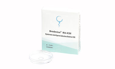 BreDevice® HA-ICSI - Hyaluronic 산 - ICSI를 위한 정액 선택 접시