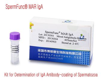 정자의 IgA 항체 코팅의 결정을 위한 40T/Kit 남성 진단 장비